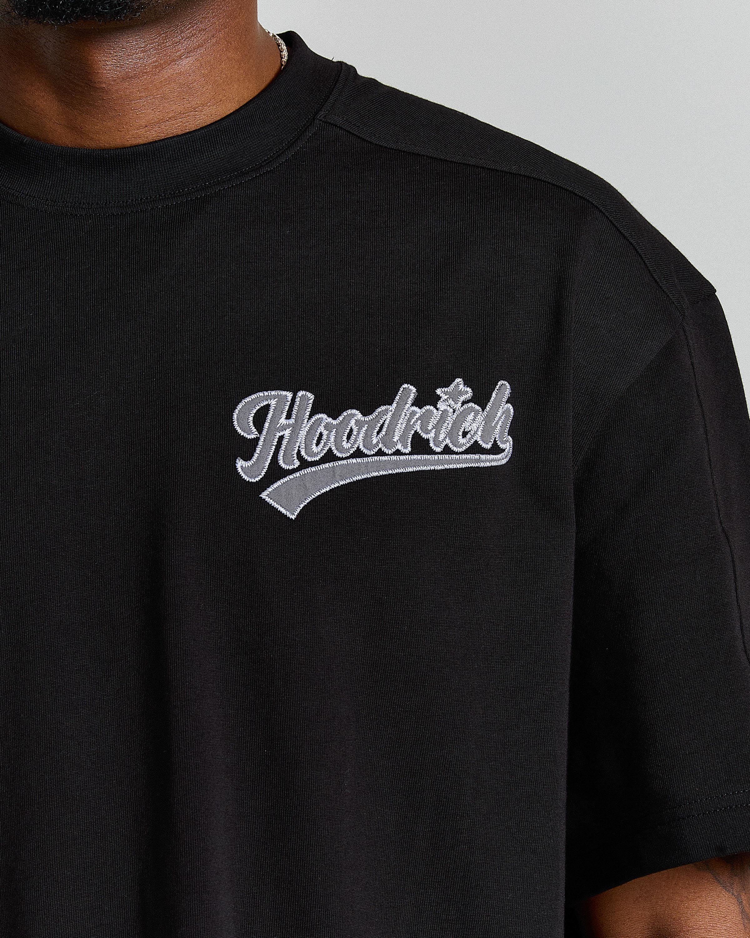 Stade Oversized T-Shirt - Black/White - Image 3