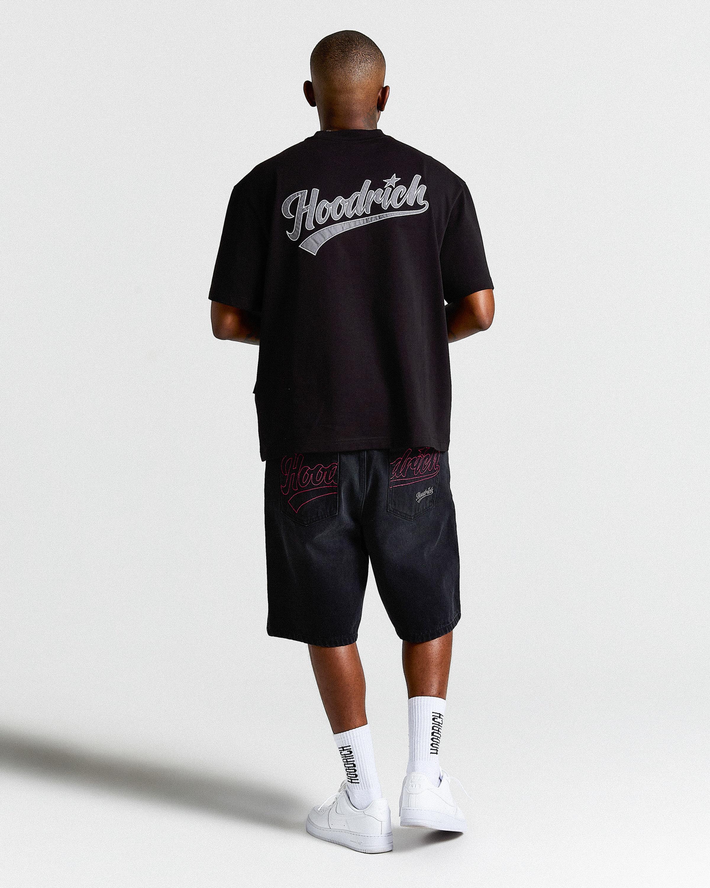 Stade Oversized T-Shirt - Black/White - Image 4