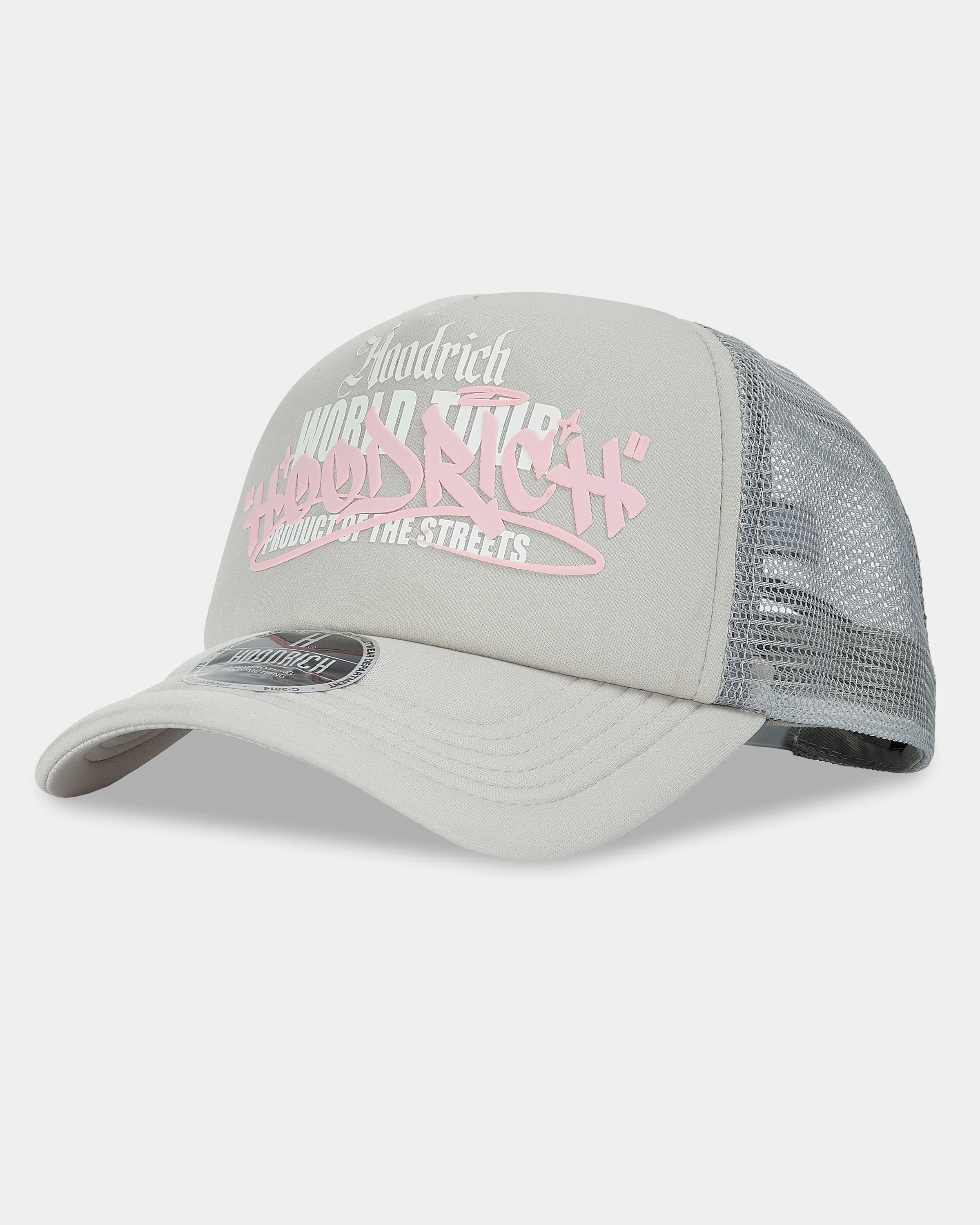 Stamp Tour Trucker Cap - Grey/Pink - Image 3