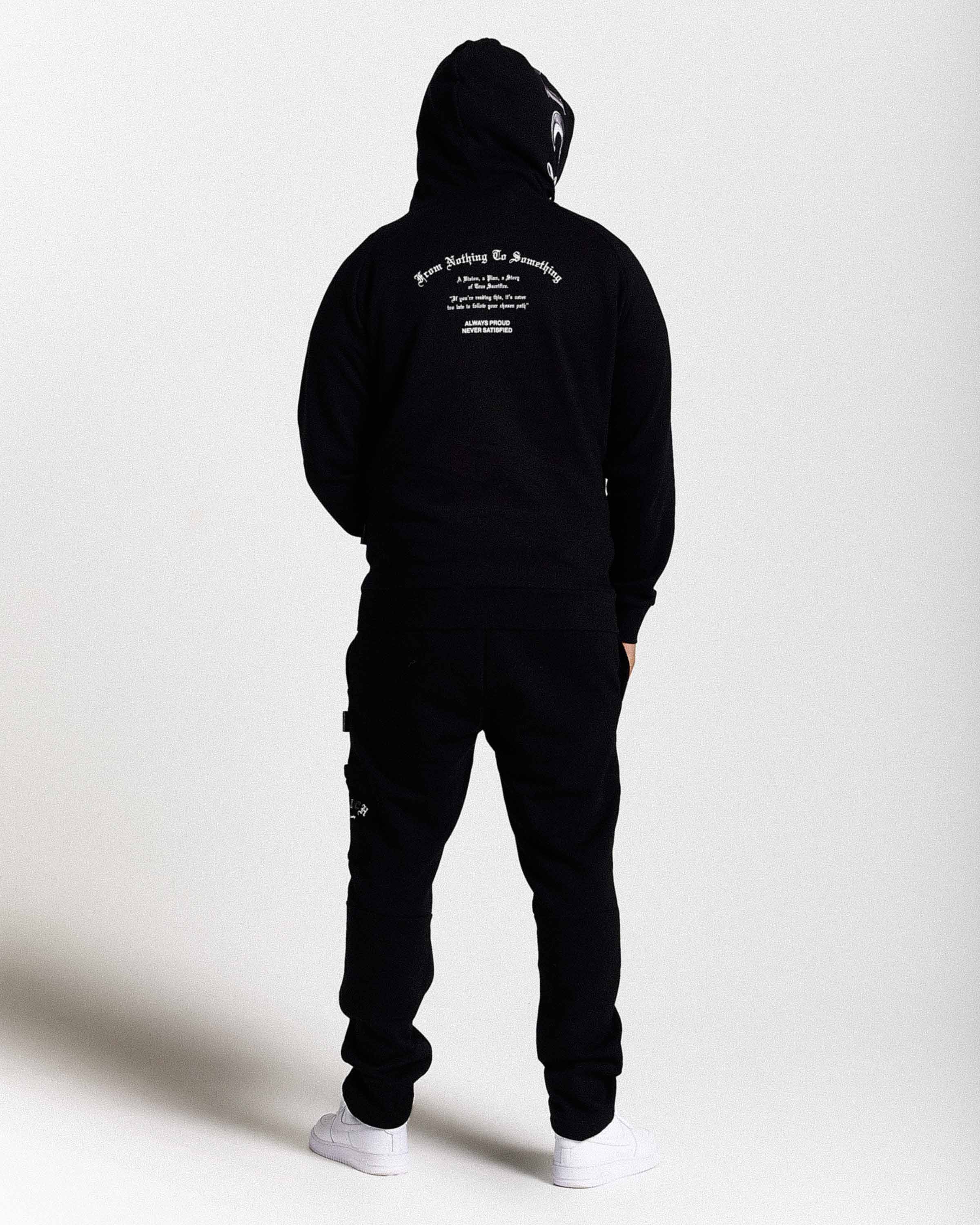 Stature Hoodie - Black/White/Grey - Image 4