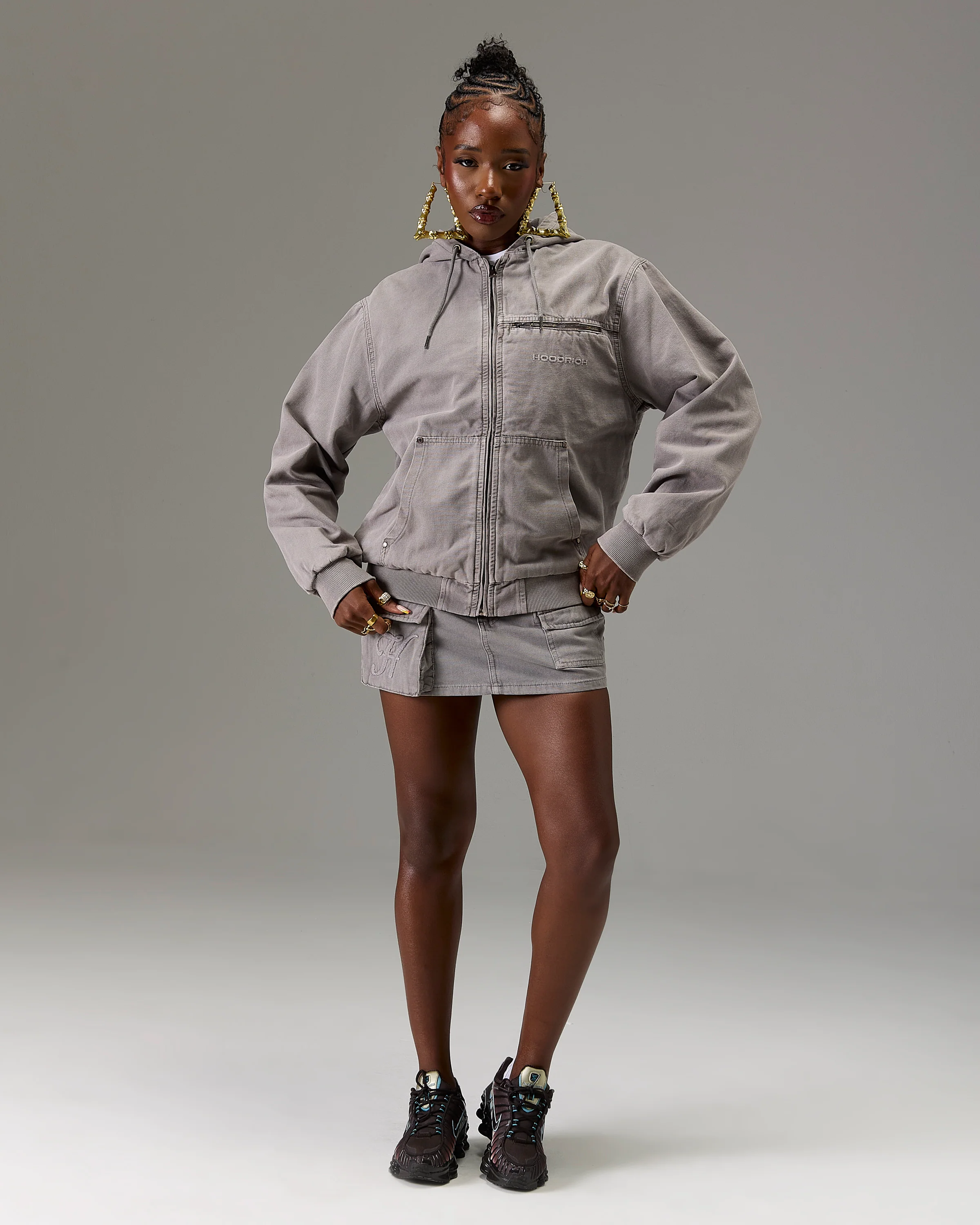 The Winner's Circle Canvas Jacket - Grey - Image 11