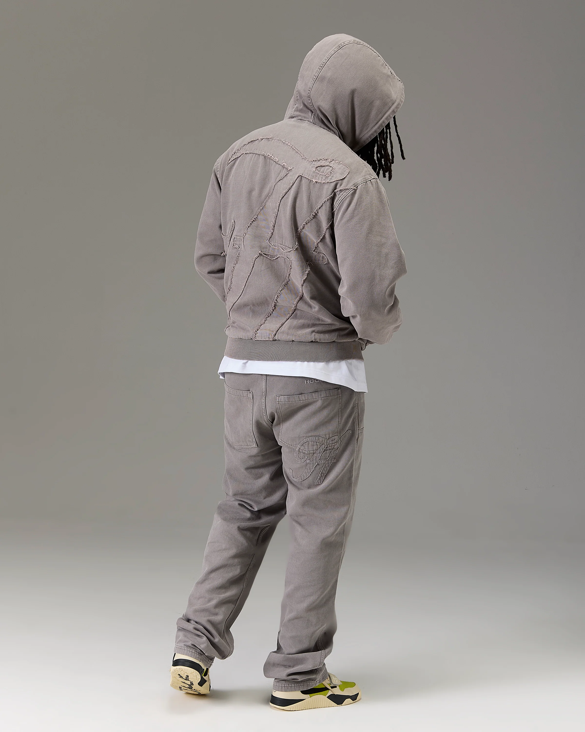 The Winner's Circle Canvas Jacket - Grey - Image 4