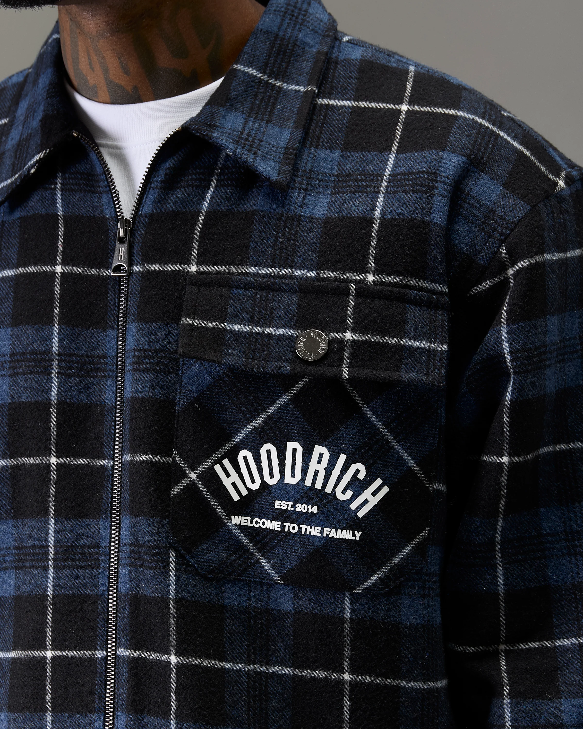 The Winner's Circle Checked Shirt - Blue/Grey - Image 11