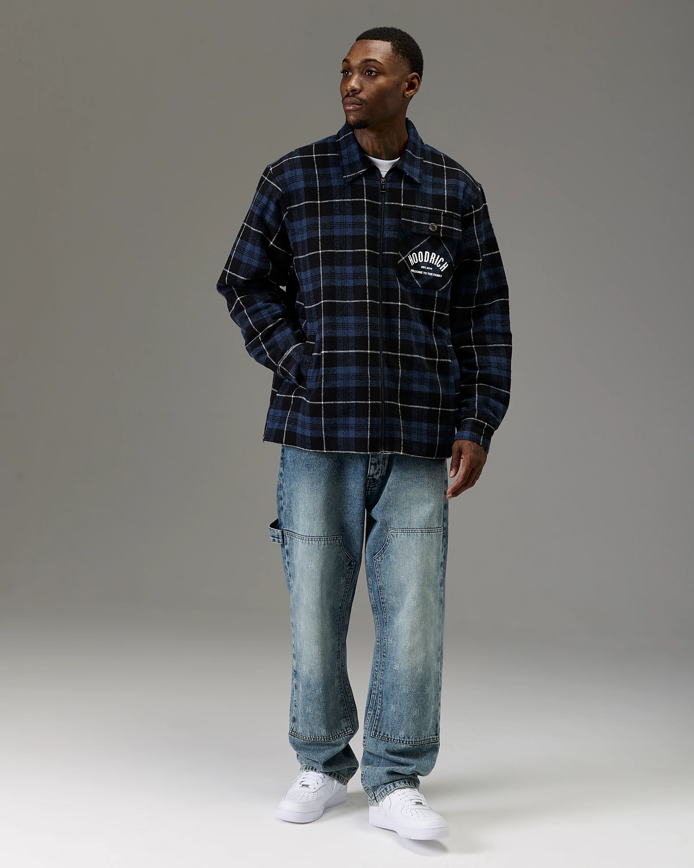 The Winner's Circle Checked Shirt - Blue/Grey - Image 14