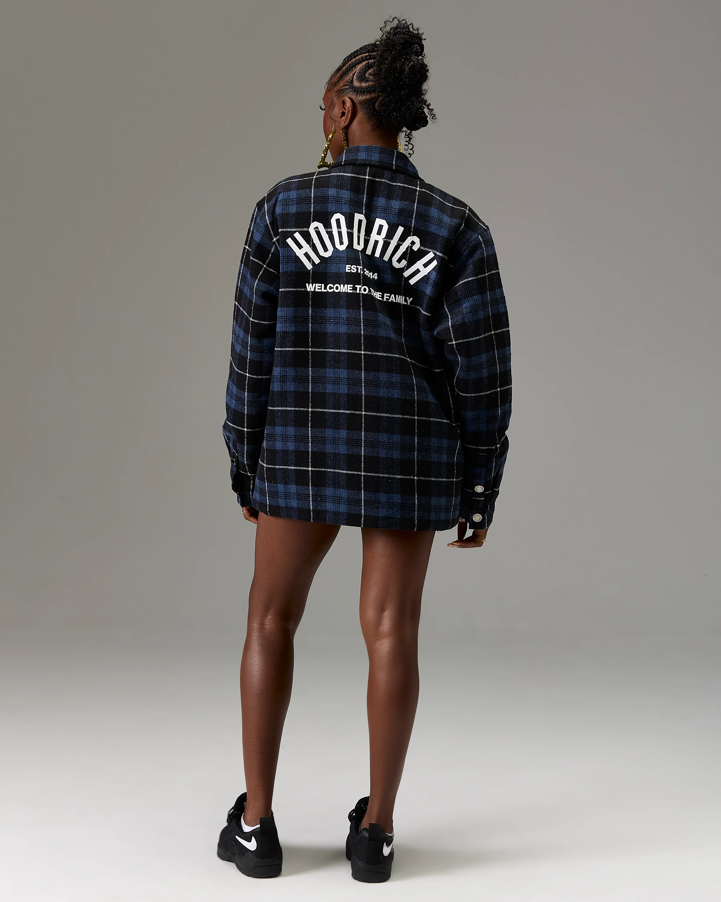 The Winner's Circle Checked Shirt - Blue/Grey - Image 15
