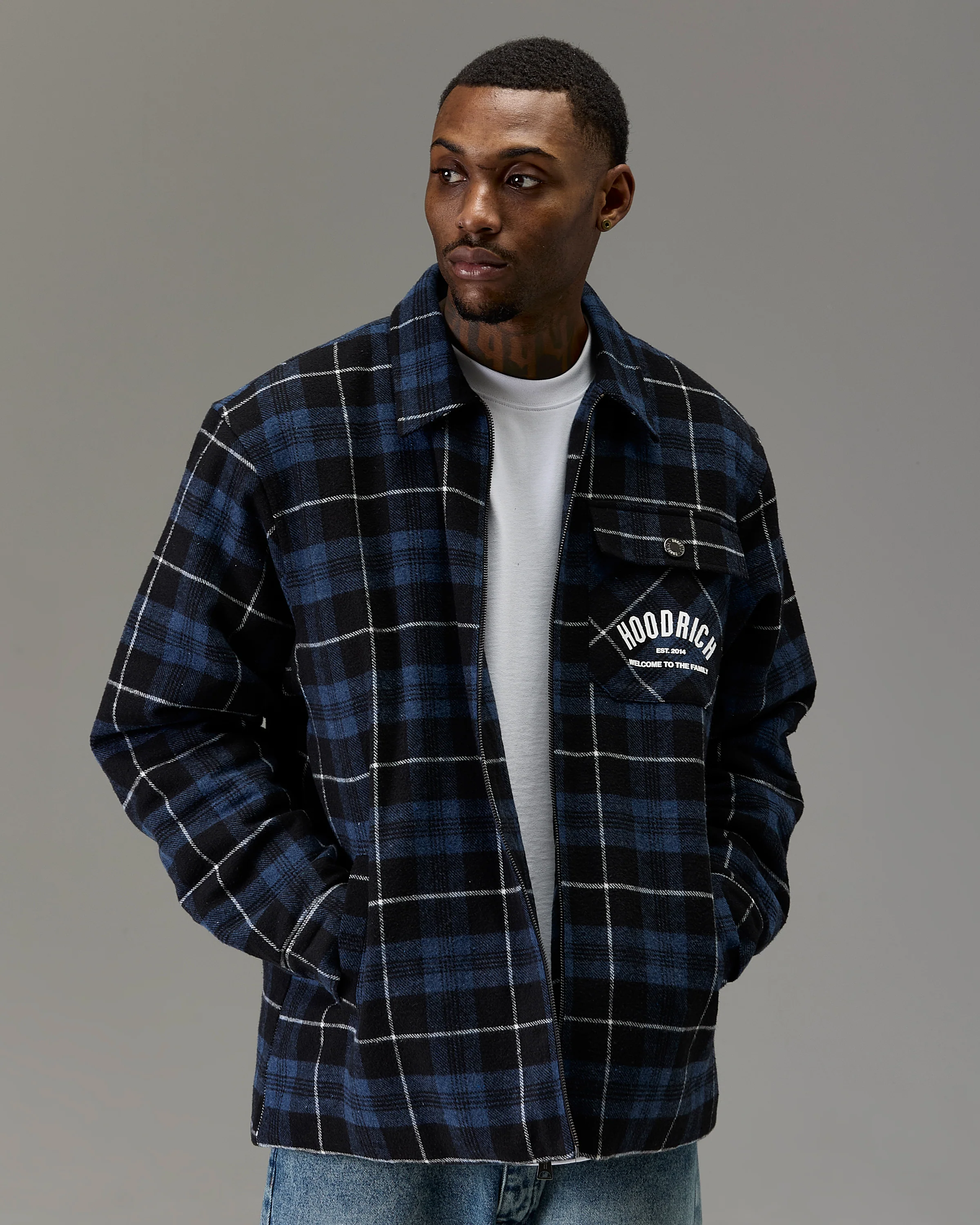 The Winner's Circle Checked Shirt - Blue/Grey - Image 3