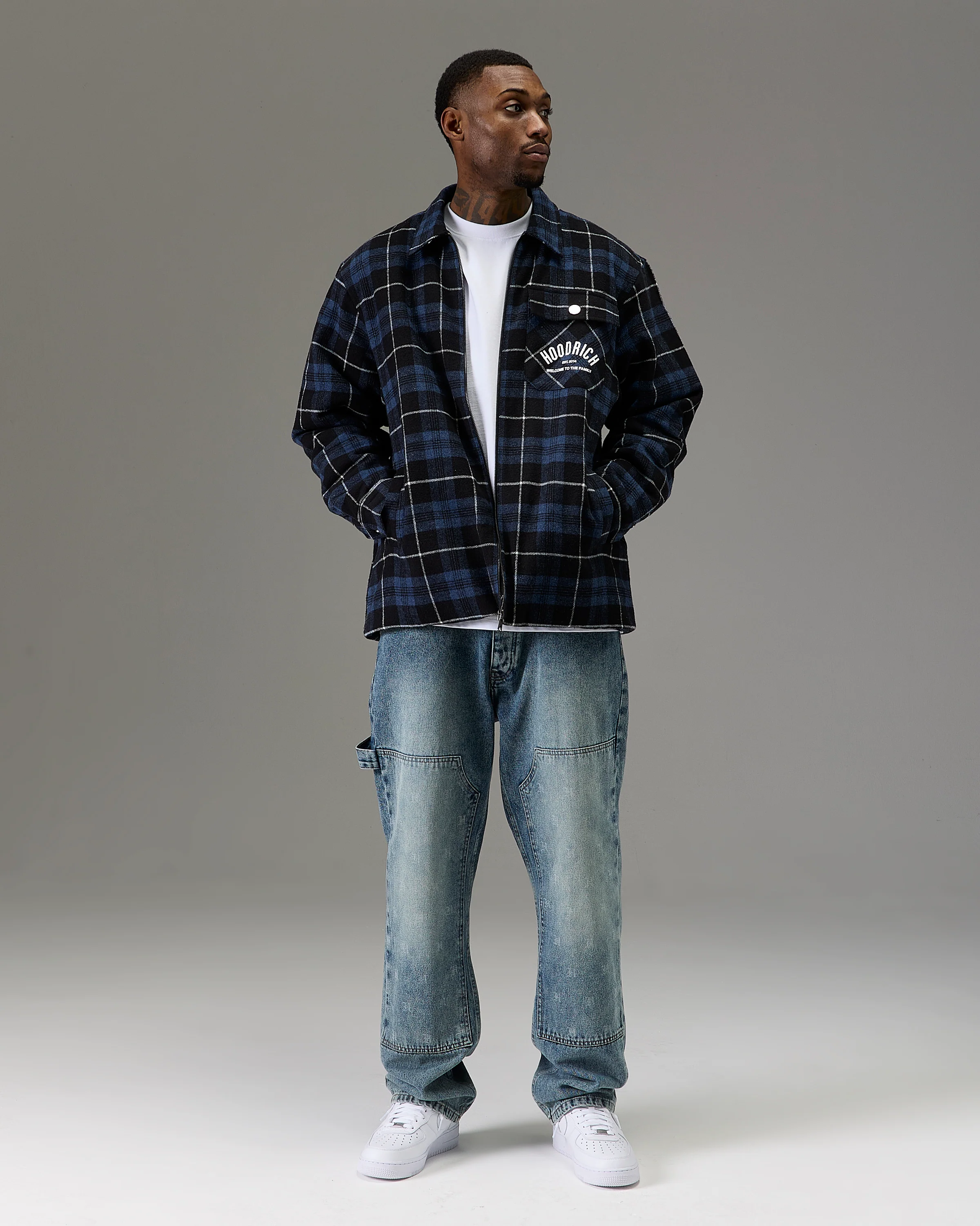 The Winner's Circle Checked Shirt - Blue/Grey - Image 5