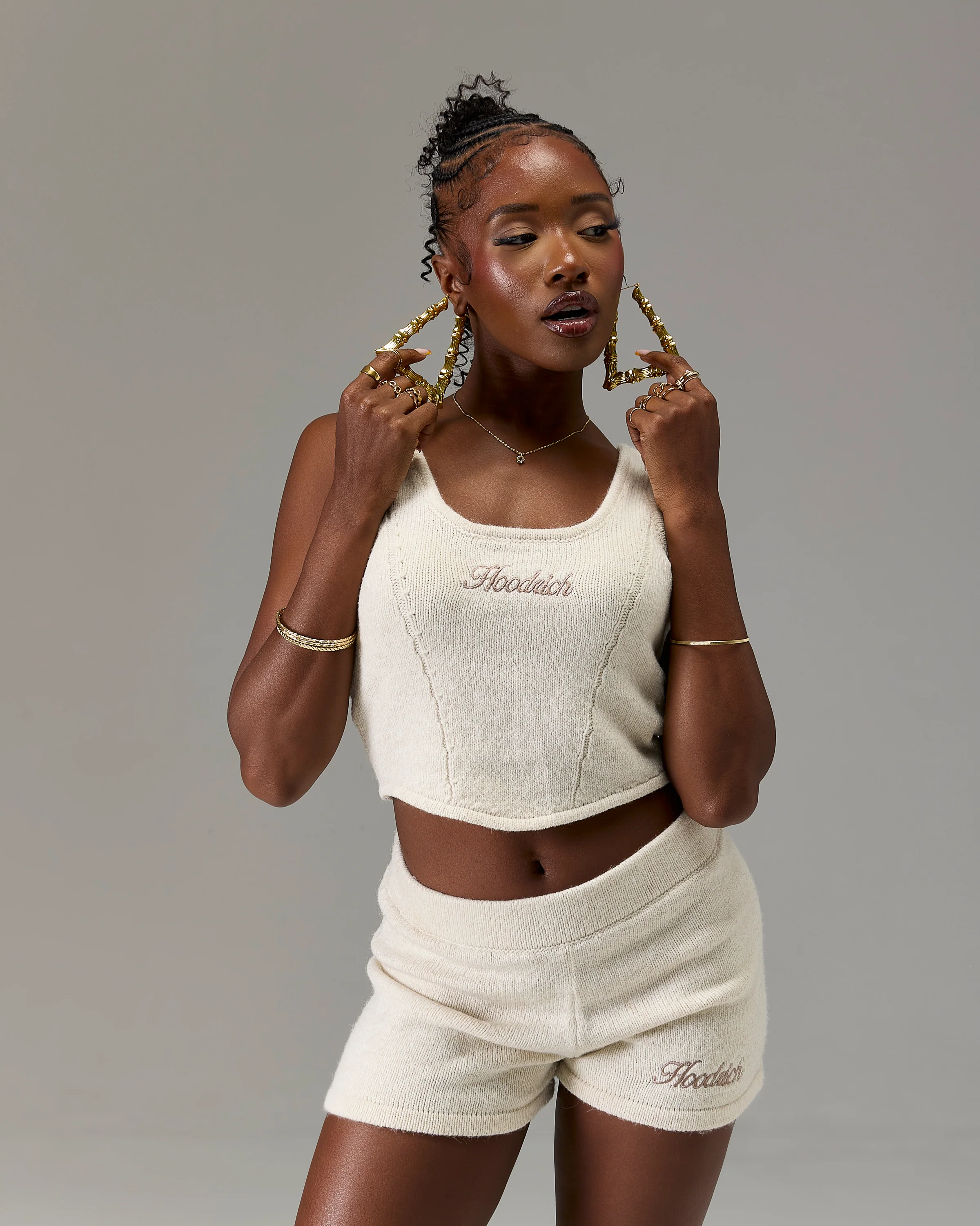 The Winner's Circle Knitted Top - Marl - Image 5
