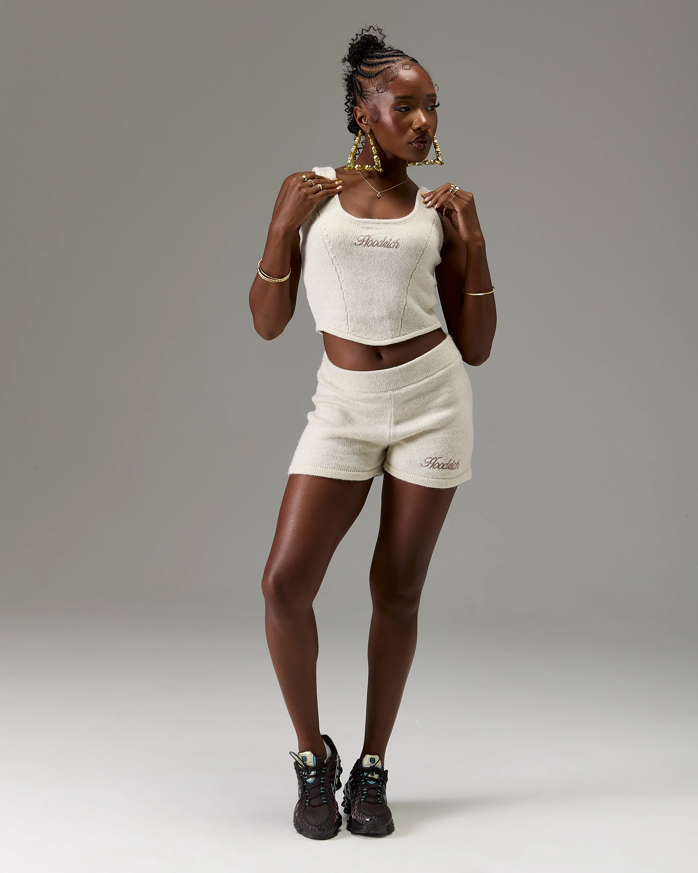 The Winner's Circle Knitted Top - Marl - Image 6