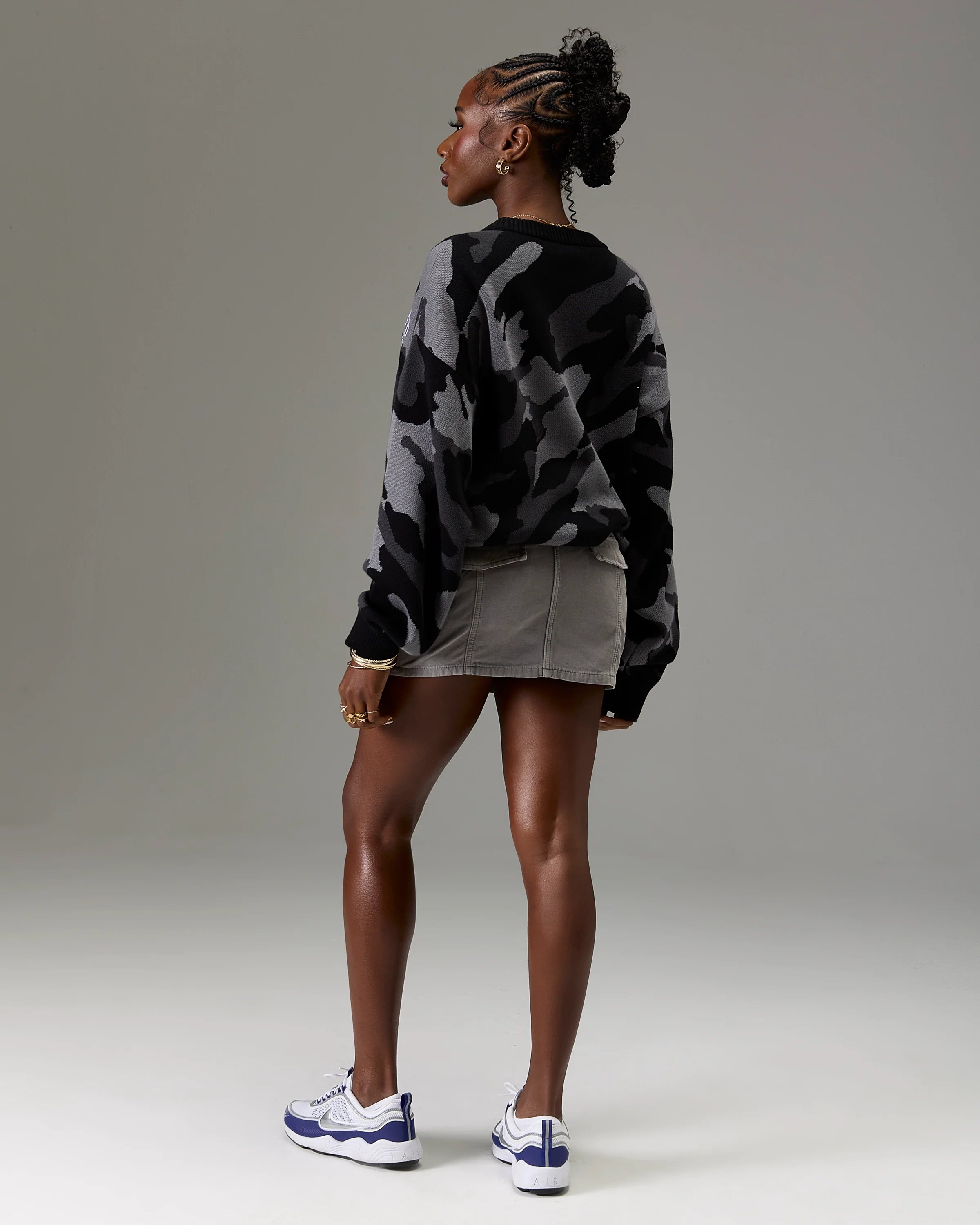 The Winner's Circle Knitwear Sweater - Black/Camo - Image 13