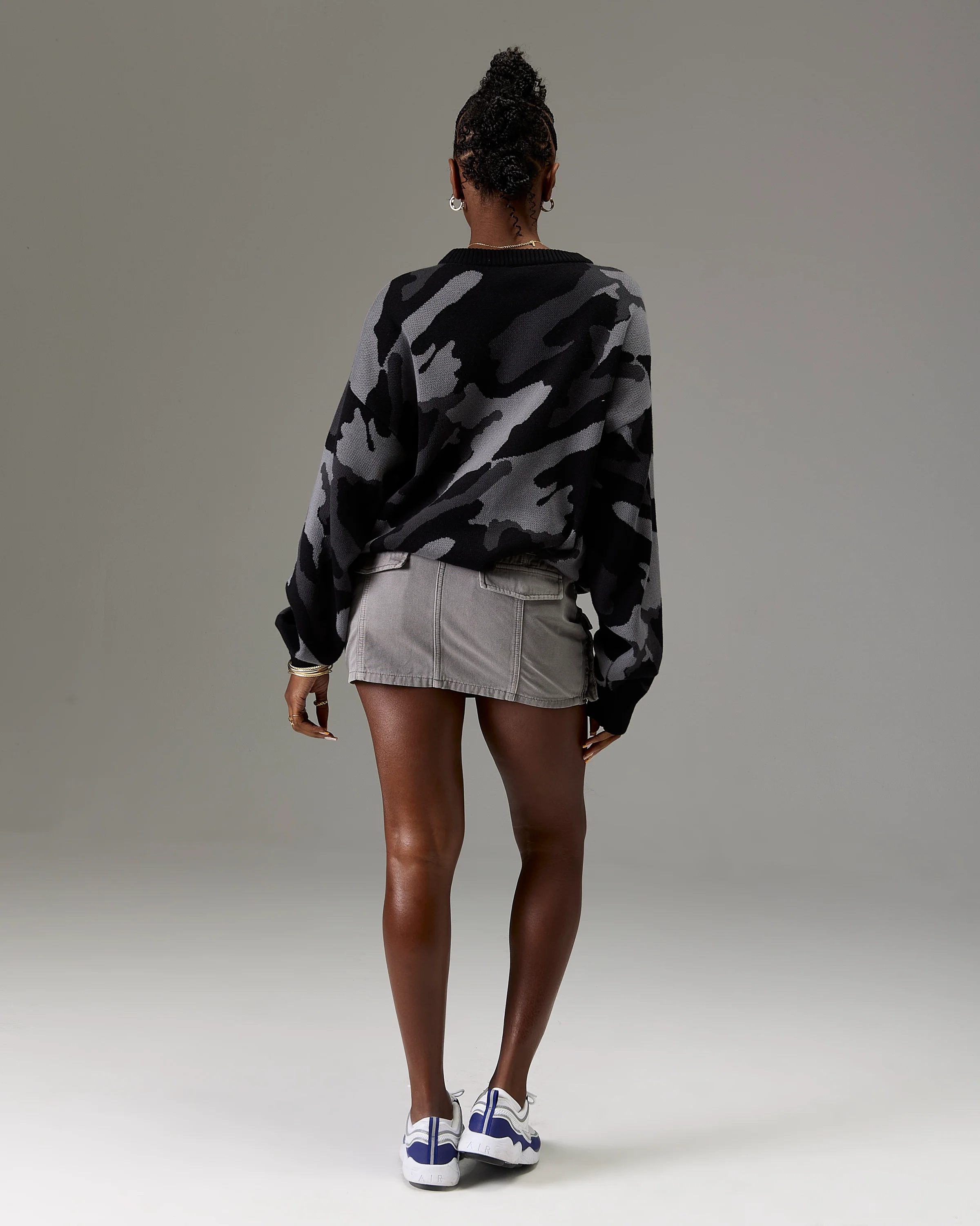 The Winner's Circle Knitwear Sweater - Black/Camo - Image 14