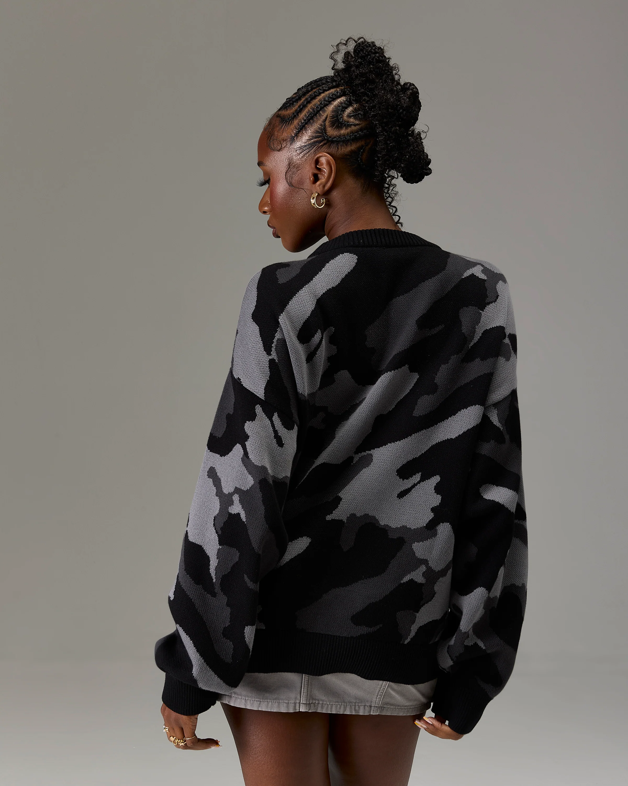 The Winner's Circle Knitwear Sweater - Black/Camo - Image 16