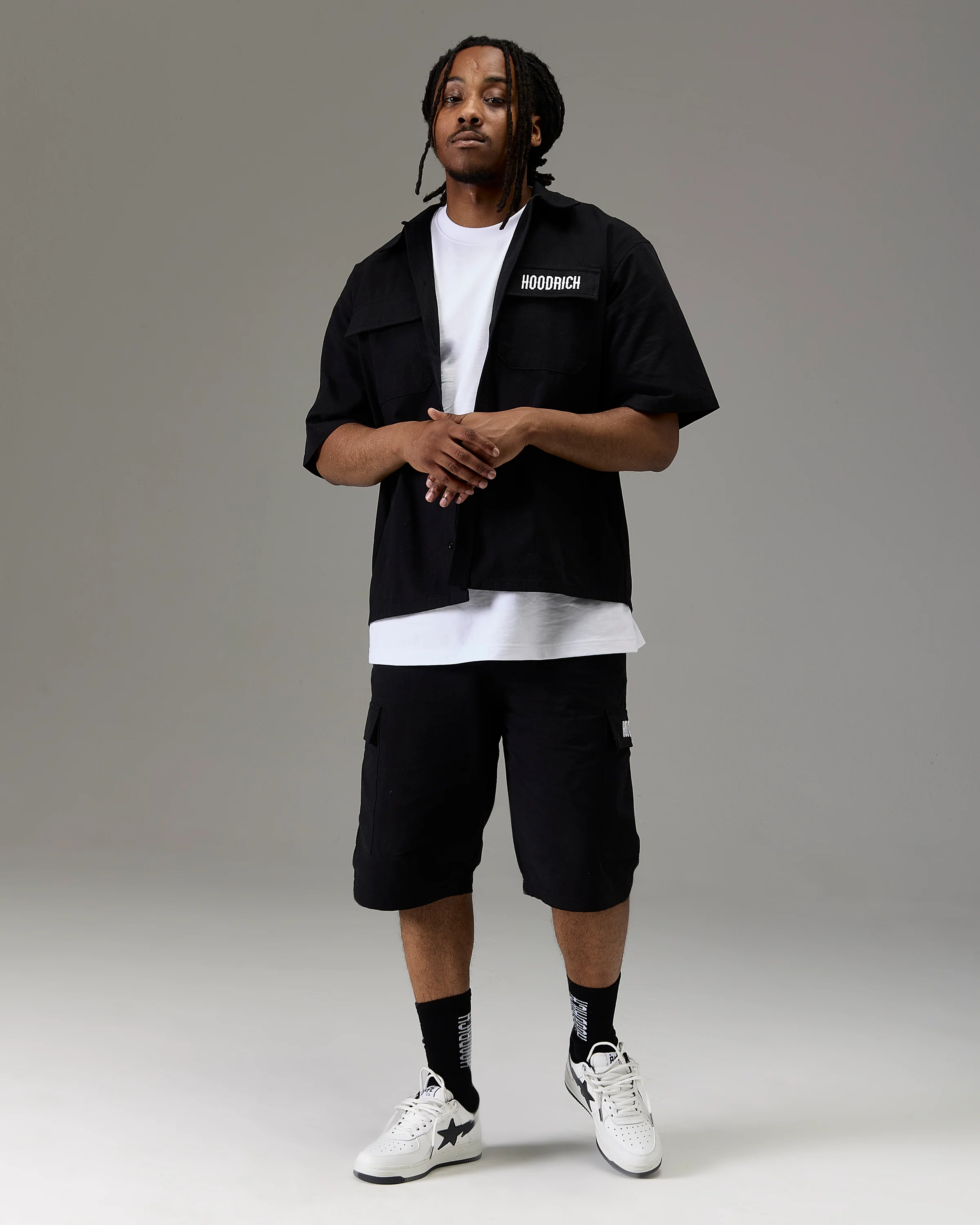 The Winner's Circle Ripstop Shirt - Black/White - Image 5