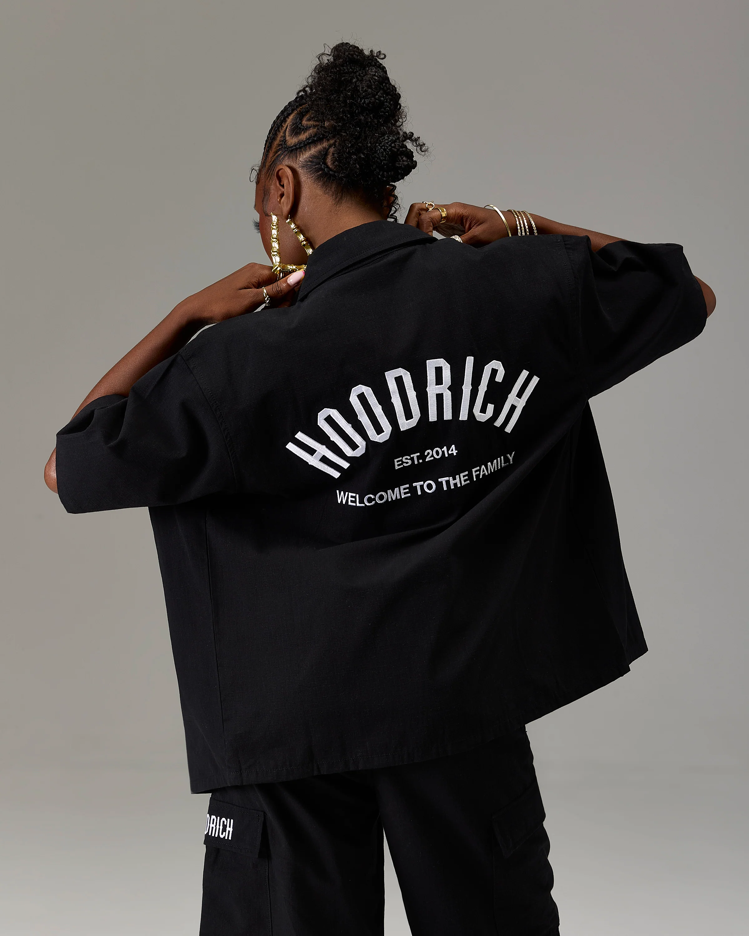 The Winner's Circle Ripstop Shirt - Black/White - Image 6