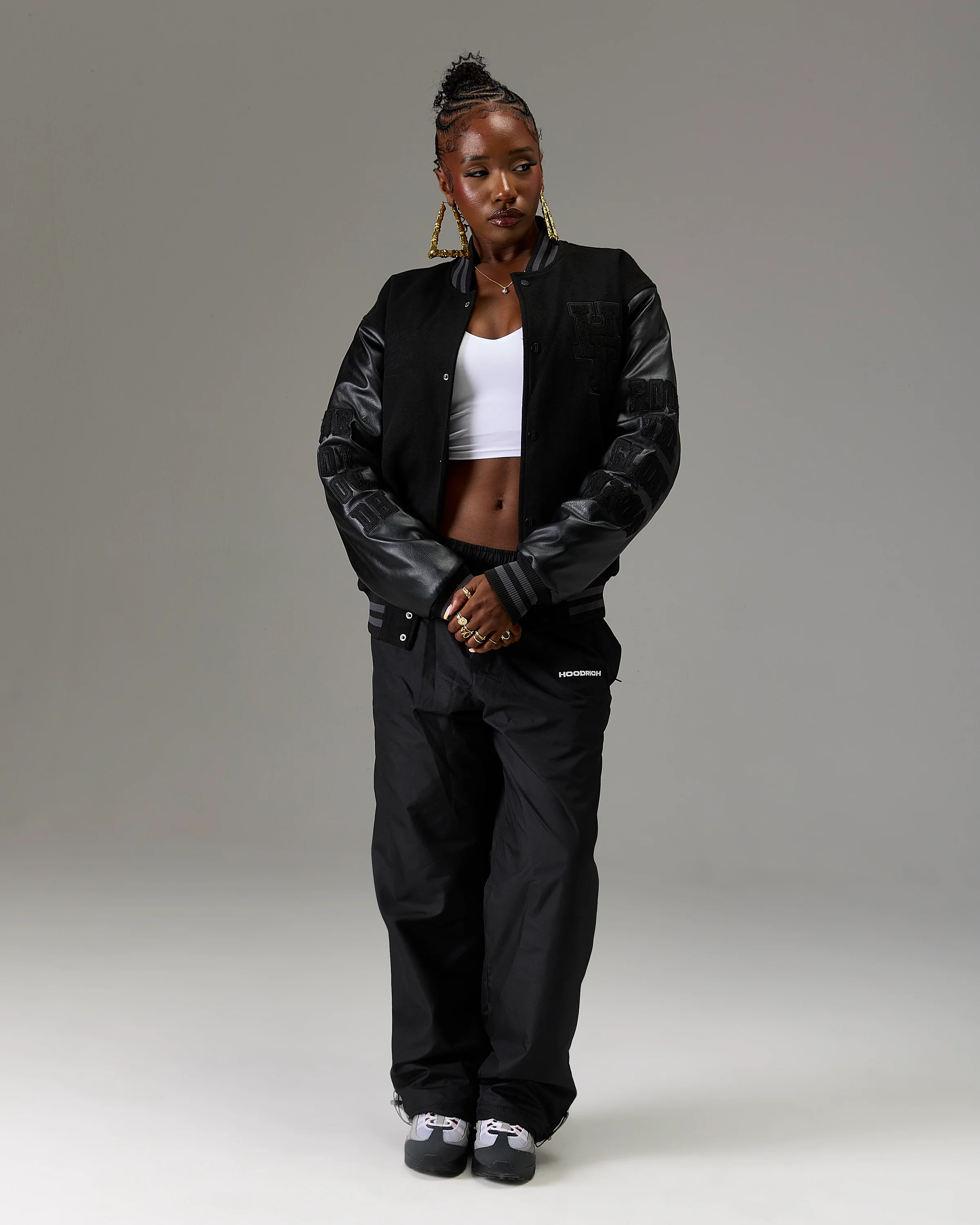 The Winner's Circle Varsity Jacket - Black - Image 11