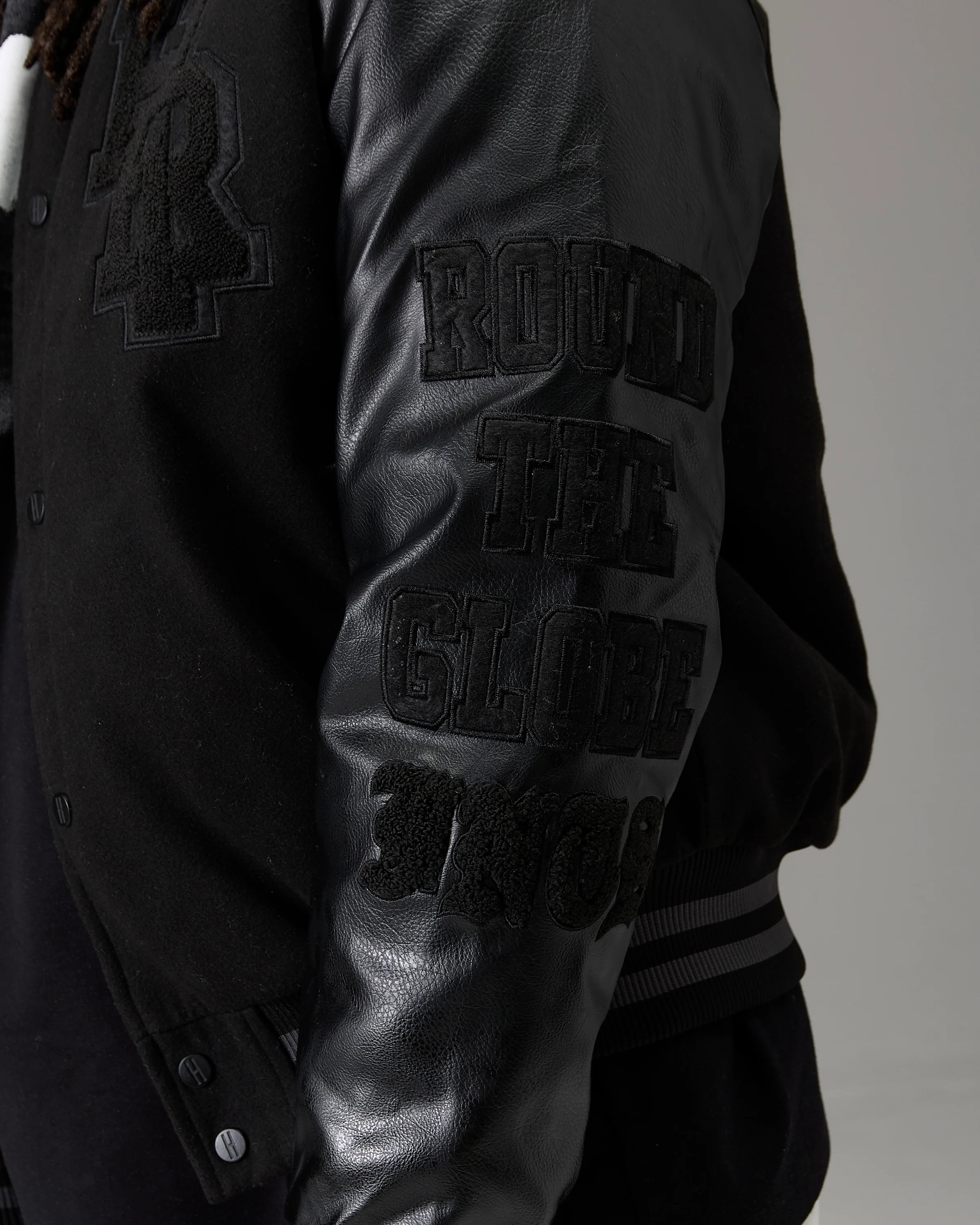 The Winner's Circle Varsity Jacket - Black - Image 17