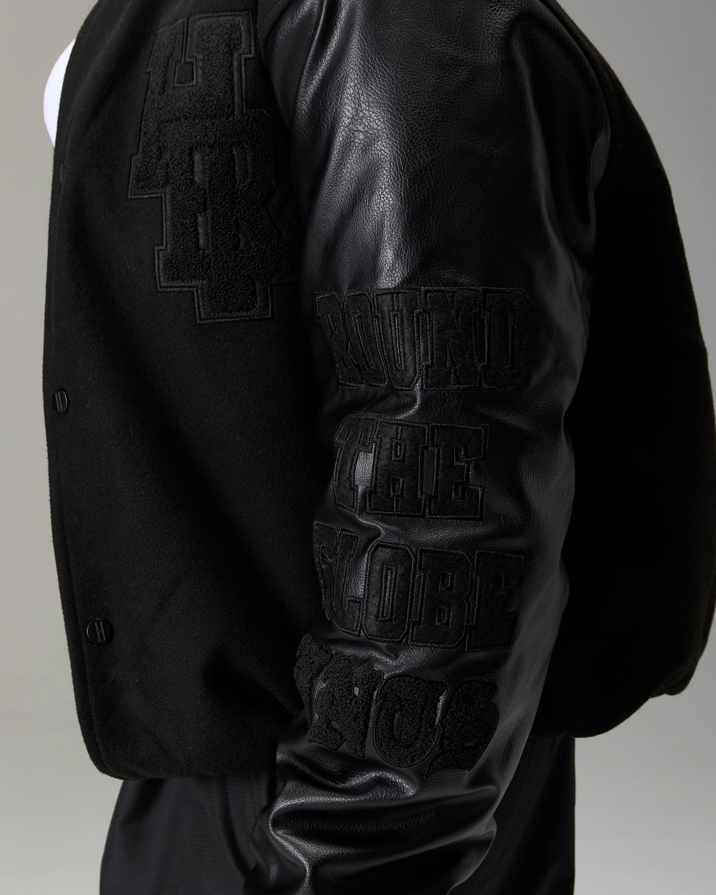 The Winner's Circle Varsity Jacket - Black - Image 18