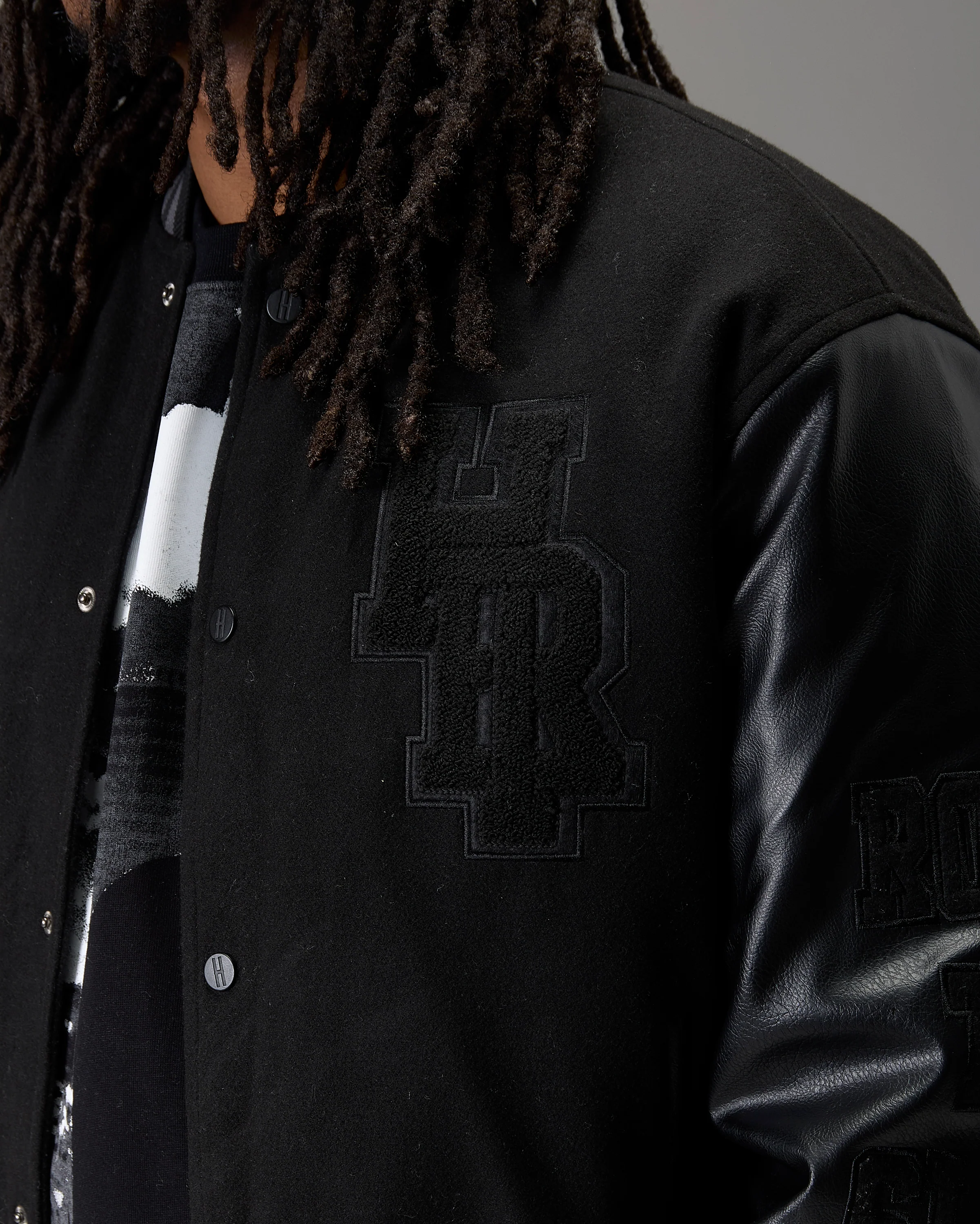 The Winner's Circle Varsity Jacket - Black - Image 9