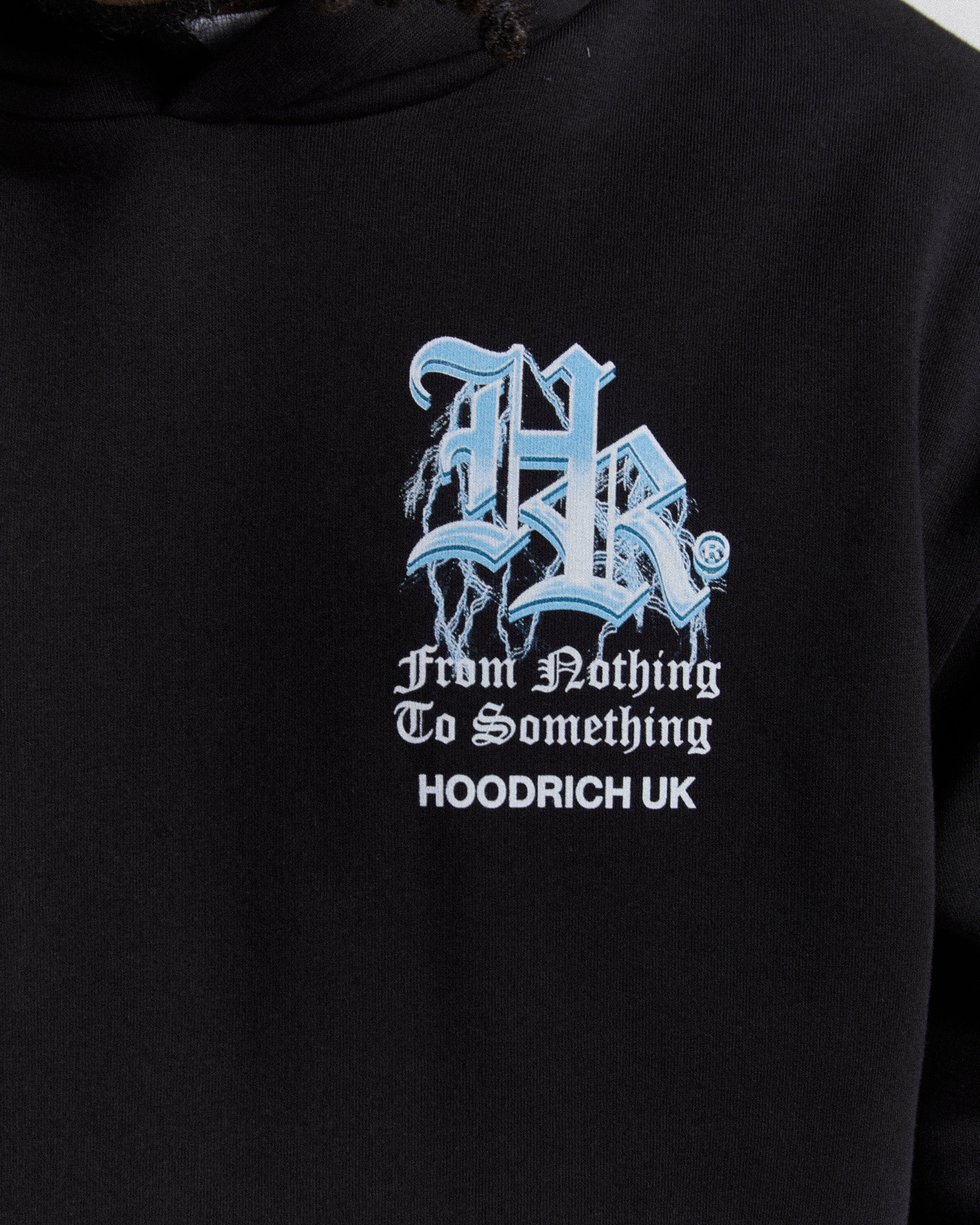 Tornado Oversized Hoodie - Black/White/Blue - Image 3