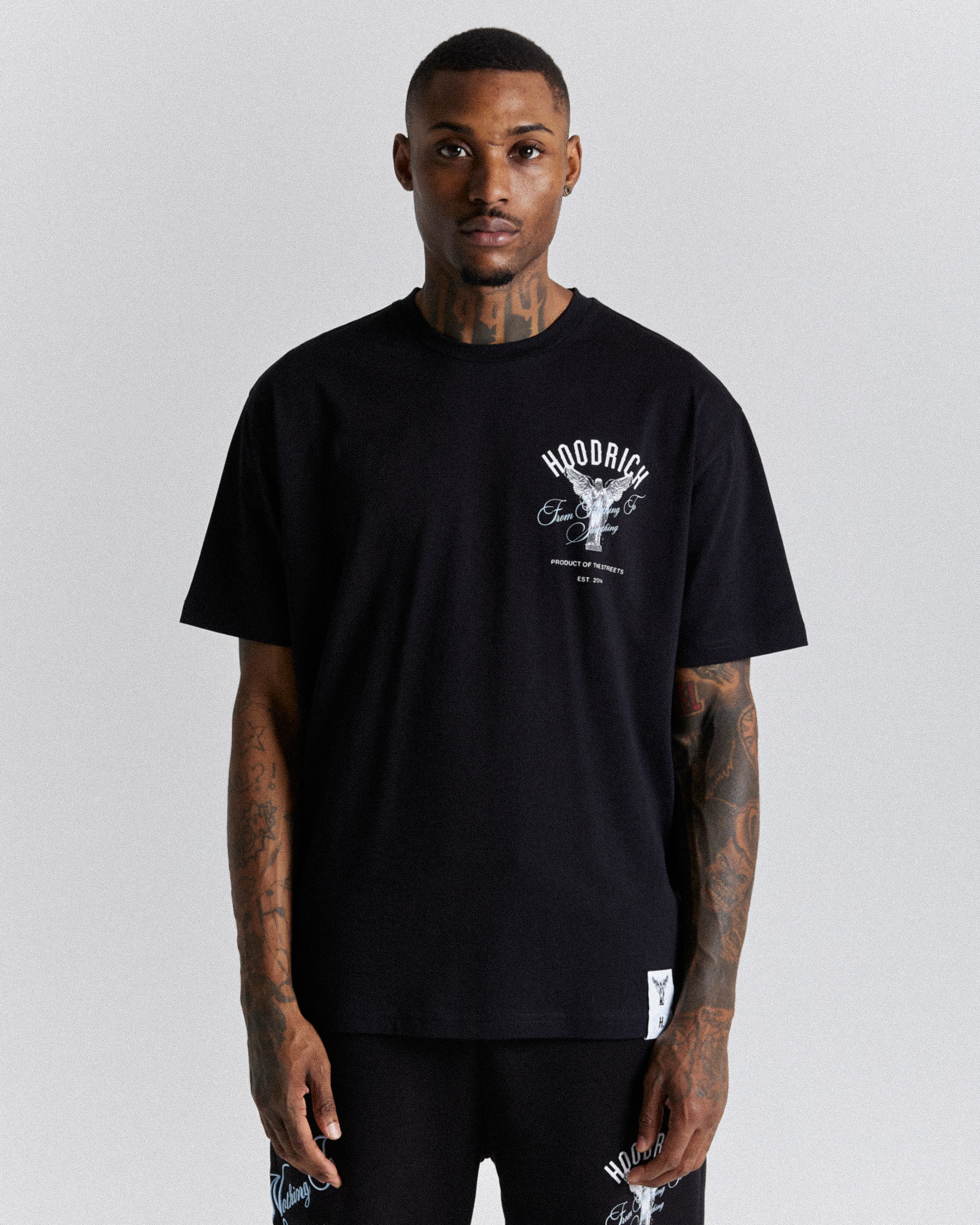 Vital T-Shirt - Black/White/Blue - Image 2