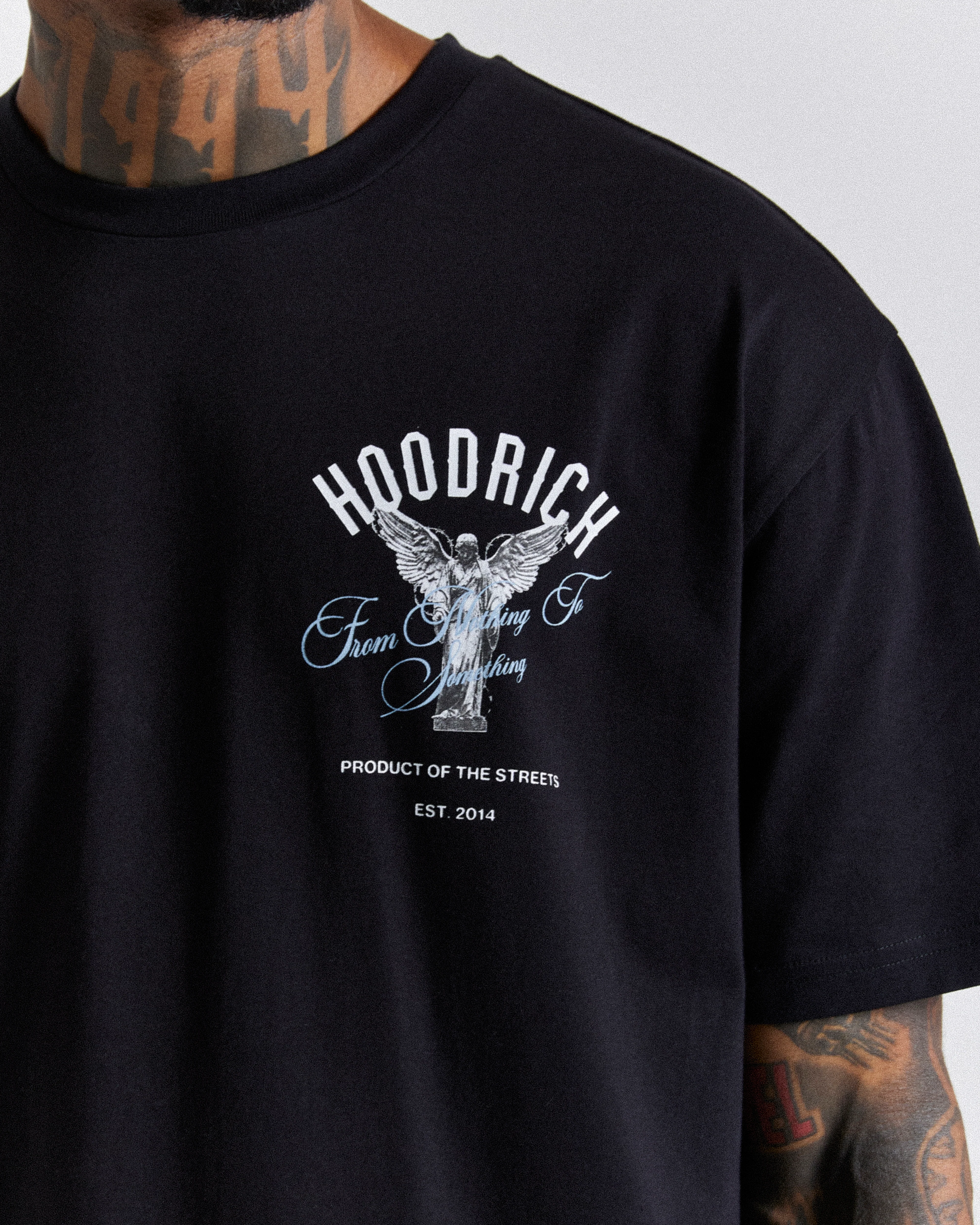 Vital T-Shirt - Black/White/Blue - Image 3