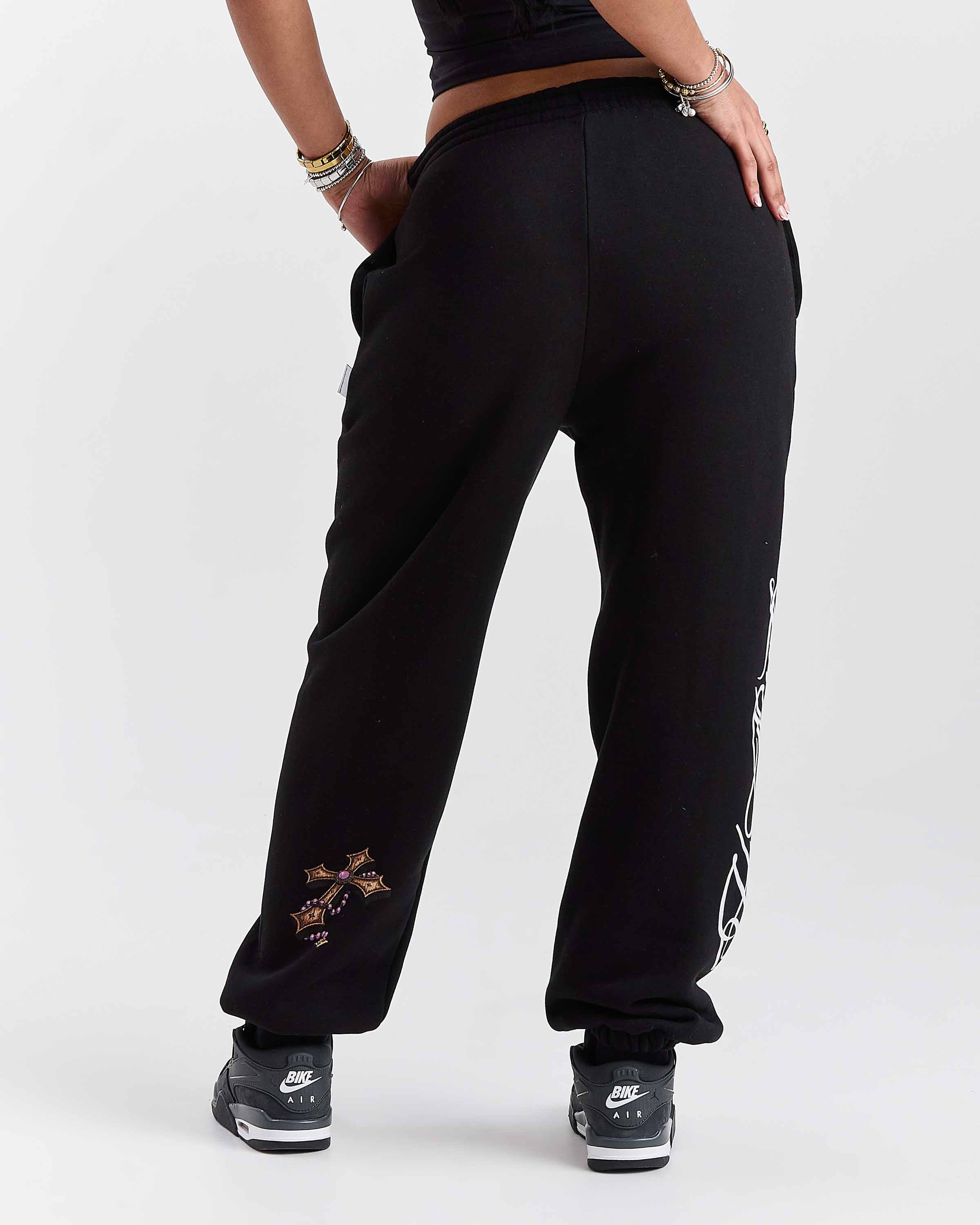 Vox Oversized Joggers - Black/Red - Image 10