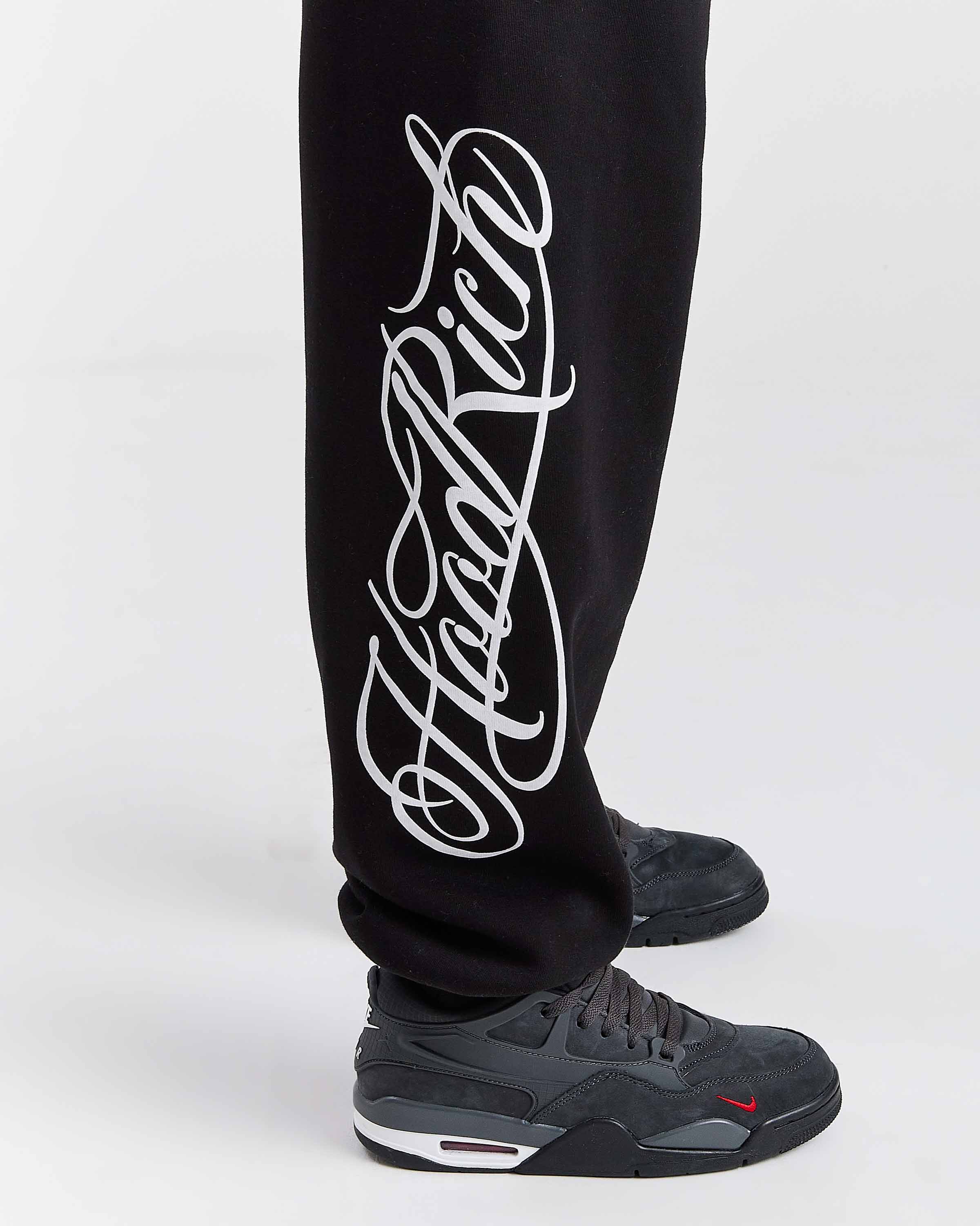 Vox Oversized Joggers - Black/Red - Image 15