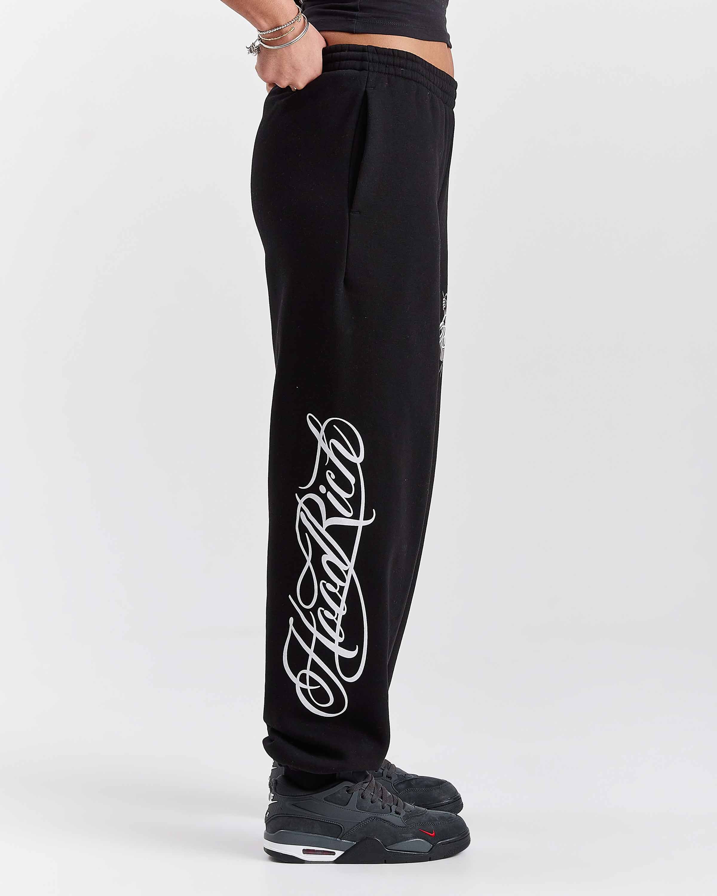Vox Oversized Joggers - Black/Red - Image 17