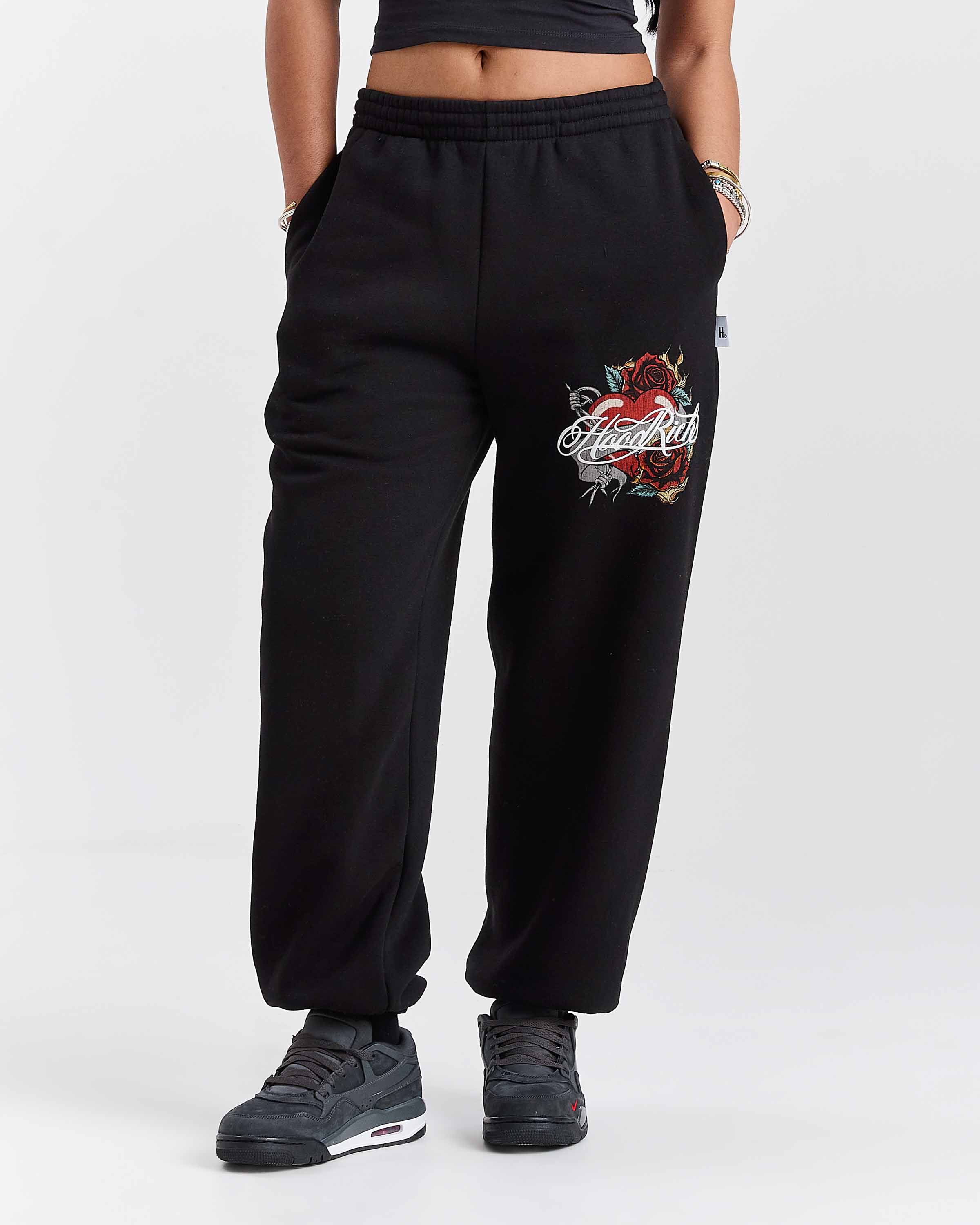 Vox Oversized Joggers - Black/Red - Image 18