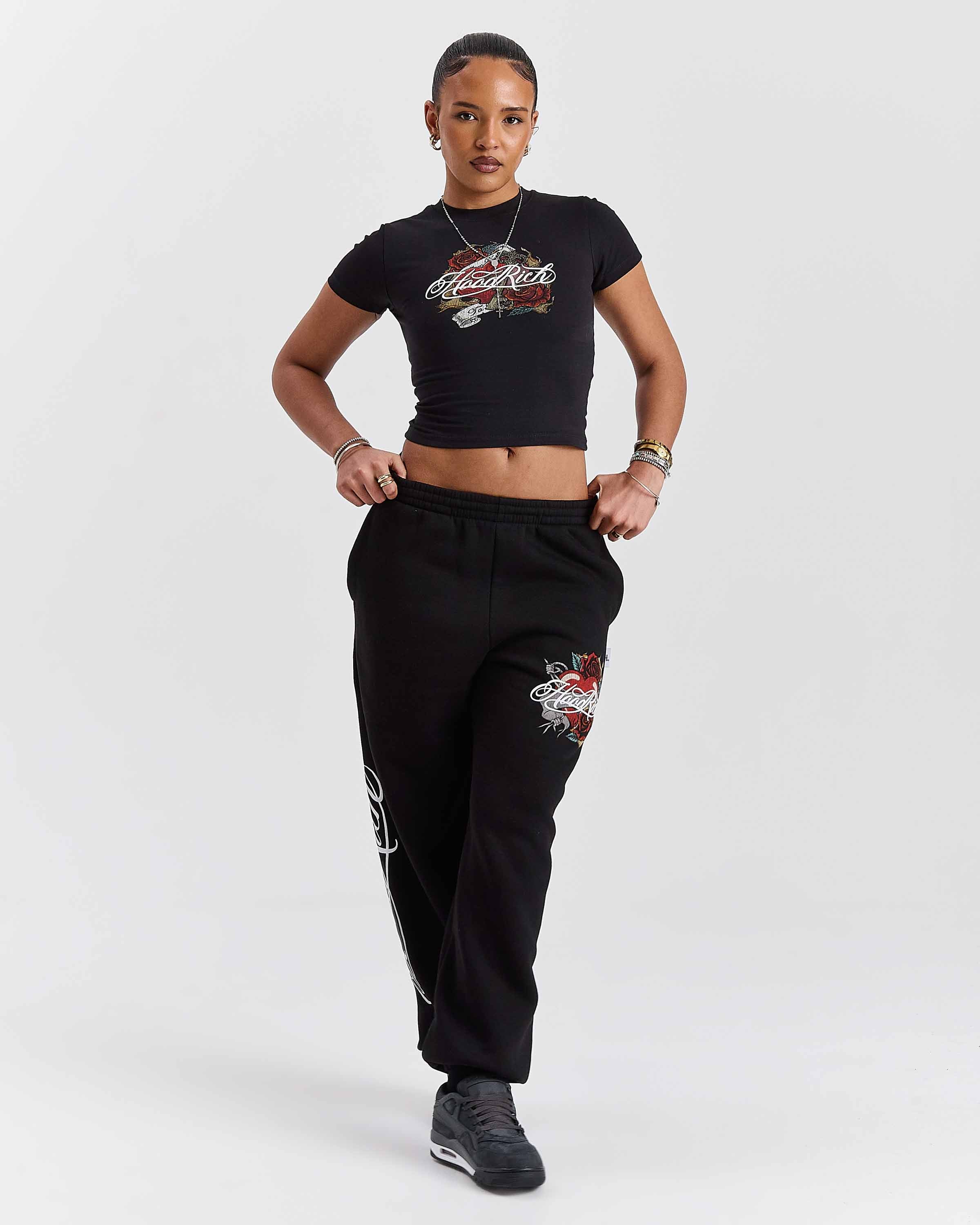 Vox Oversized Joggers - Black/Red - Image 19