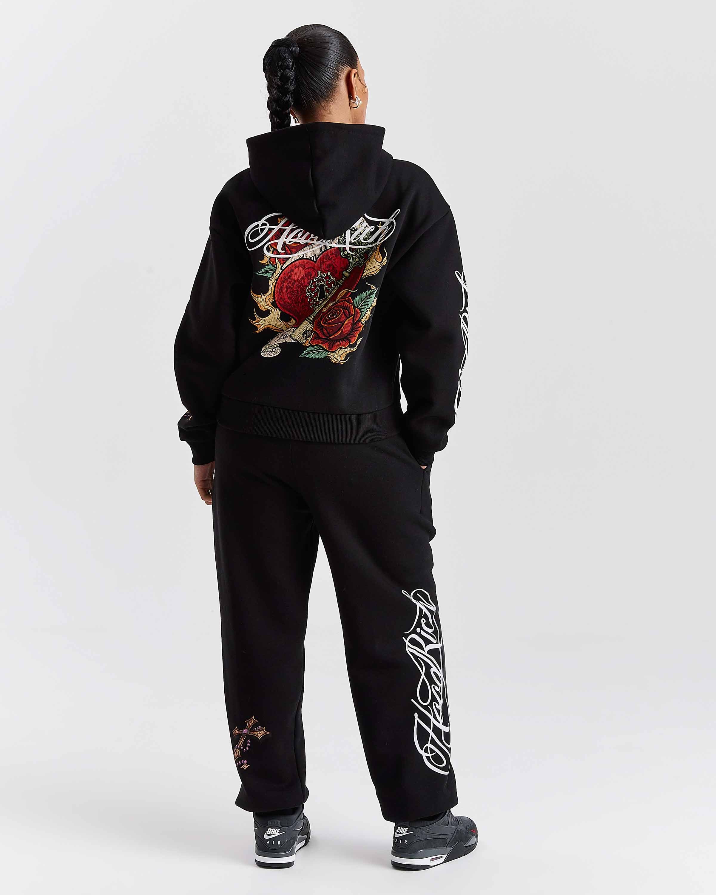 Vox Oversized Joggers - Black/Red - Image 7