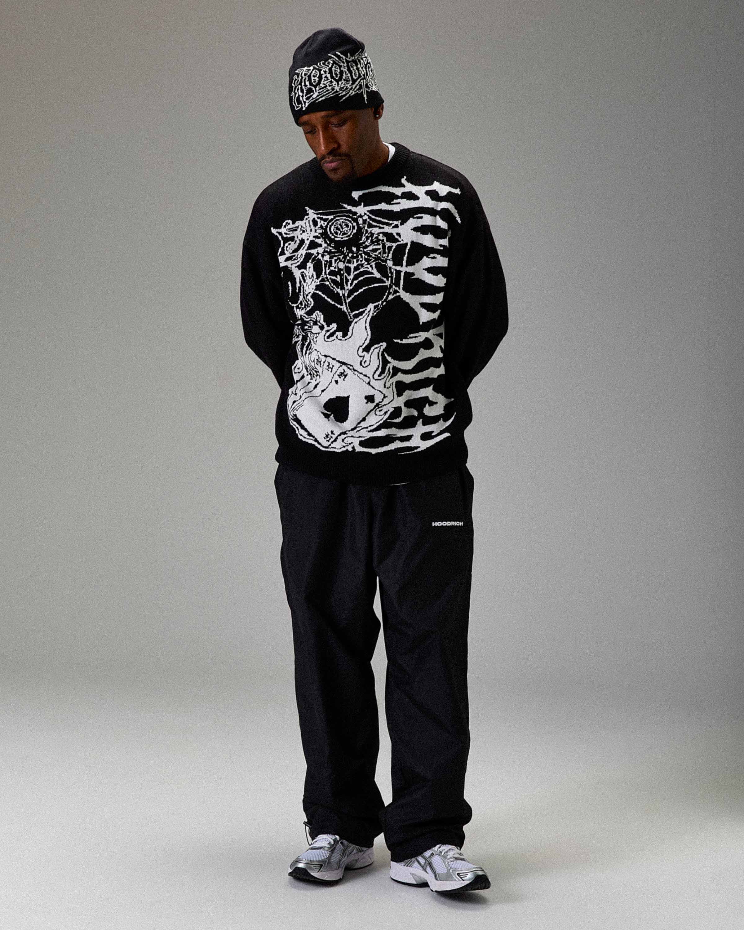 The Winner's Circle Wreckage Knitwear Sweater - Black/white - Image 3
