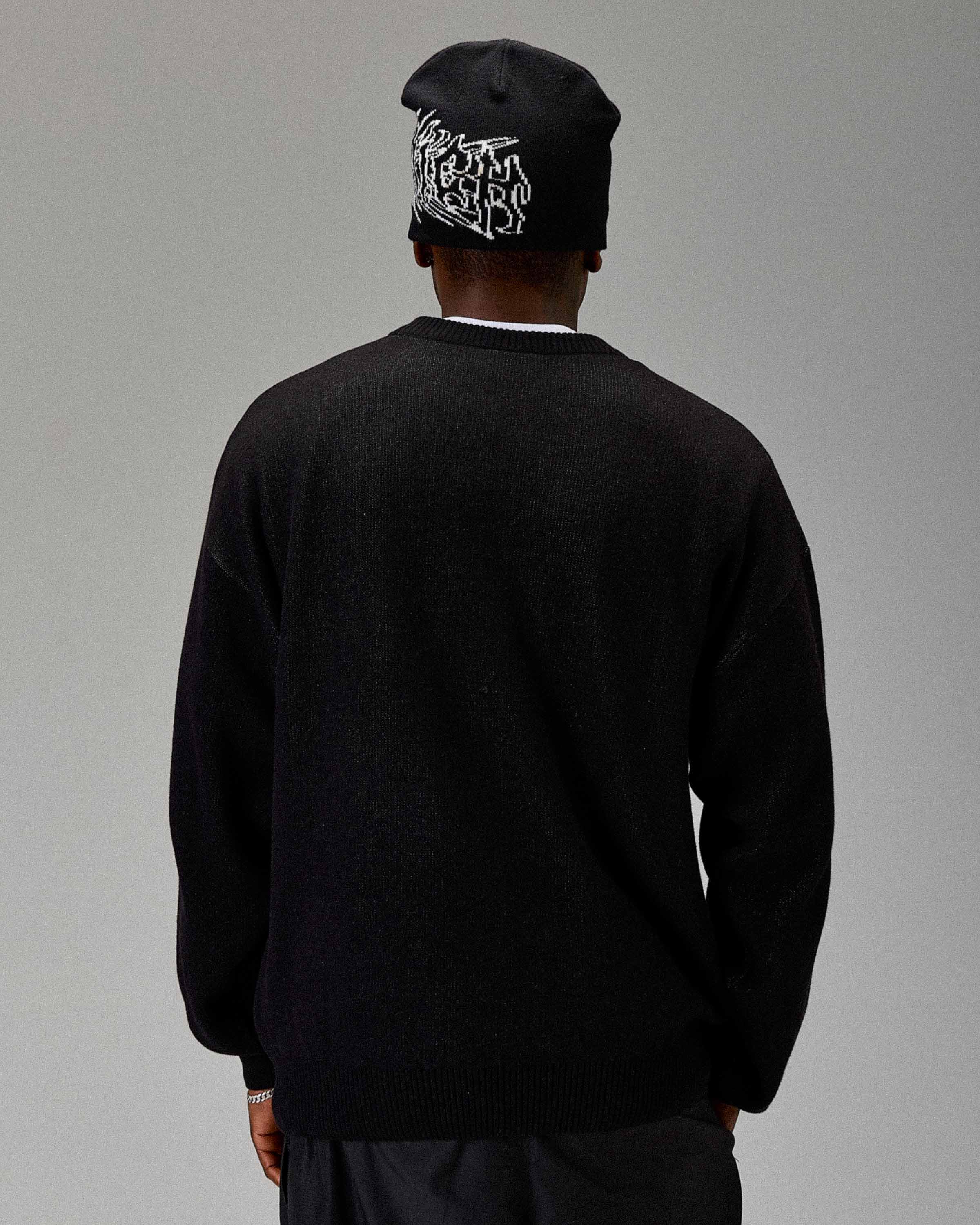 The Winner's Circle Wreckage Knitwear Sweater - Black/white - Image 4